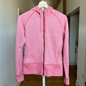 Patagonia Ahnya Full-Zip Hoodie Jacket Pink Heather Small